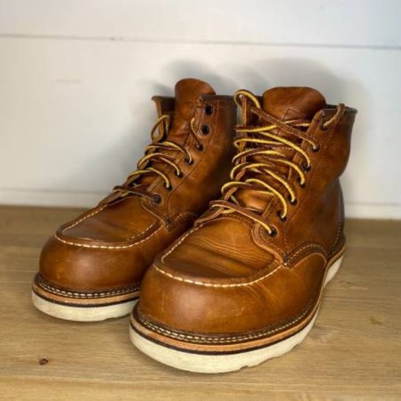Red Wing Moc Toe 1907 sz 9 (FIT A SIZE 10) - Picture 1 of 8